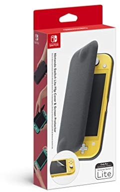 Nintendo Switch Lite - Funda con tapa y protector de pantalla