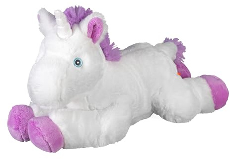 Wild Republic Ecokins Einhorn, Kuscheltier aus Stoff, Nachhaltiges Spielzeug, Baby Geschenk zur Geburt von Jungen und Mädchen, Stofftier 30 cm