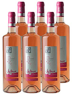 Val de Loire Audace Demi-Sec Roséwein - Vignoble Drouard - g.g.A. - Loiretal Frankreich - Rebsorte Cabernet Franc - 6x75cl