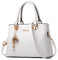DORRISO Damen Handtasche Mode Hängende Glocken Umhängetasche Abnehmbarem Schulterriemen Casual Elegantes Top Griff Design Tasche für Frauen Weiß
