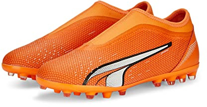 PUMA Ultra Match Ll Mg Jr, Botas de fútbol Unisex niños, Naranja, 36 EU