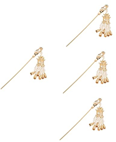4 Pièces Épingle à Cheveux Phare Bâtons De Cheveux Pour Les Cheveux Épingle à Cheveux Lanterne Bâtonnet De Brioche Lanterne Chinoise Cheveux Chinois Chine Manquer Hanfu Métal