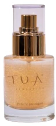 Tuà Sensation hårparfym pumpar kropp guld glitter guld glitter make up 50 ml