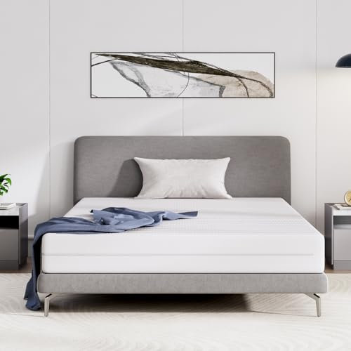 Avenco Matelas 90x190, Hauteur 14 cm, Matelas en Mousse en Fibre de Bambou, 7 Zones de Confort, Deux Faces Utilisable, Degré de Dureté H3 et H4, Matelas avec Housse Amovibl, Certifié Oeko-Tex