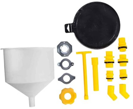 GARVALON 1ensemble Entonnoirs Pour Remplissage De Liquide De Refroidissement De Radiateur Outil Anti-déversement Pour Automobile Pratique Et