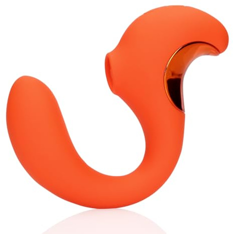 Loveline - Vibratore per punto G con onda di impulso clitorideo - Arancio selvaggio