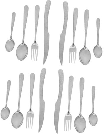 Holibanna 4ensembles Couverts De Cuisine Acier Inoxydable Argenterie Vintage Ustensiles De Table Lot Pour Salle à Manger