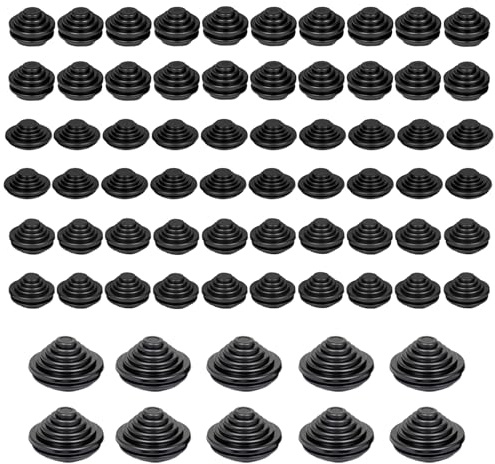 70 Stück Kabeldurchführung Wasserdicht Kabeltüllen Gummitüllen, Tower Gummistopfen Set, Durchgangstüllen Sortiment zum Schutz Elektrogeräte Kabel Draht (70PCS, 10/20/25/30mm)