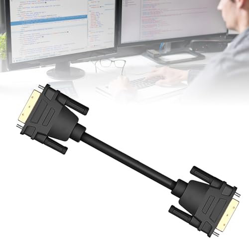 SUNGOOYUE DVI Mâle DVI Male HD 1080p Cable-Connexion and Religious Gold pour la Présentation de L'œuvre (2m)