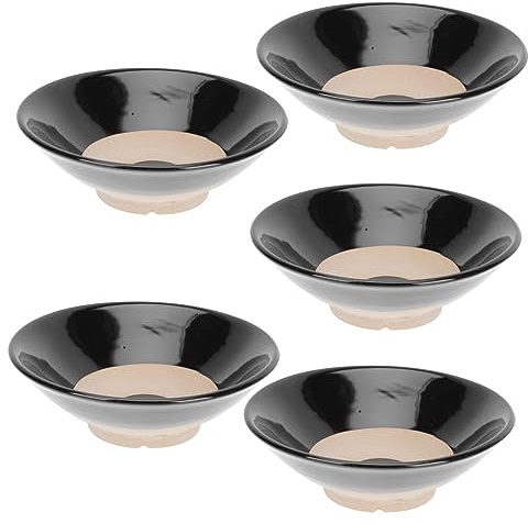 LIGIGWASH Lot De 5 Bols Alimentaires Pratiques En Terre Cuite, Bol D'assaisonnement Vintage, 3 Pouces, Résistants, Cuisine Maison, Pique- Et Barbecue