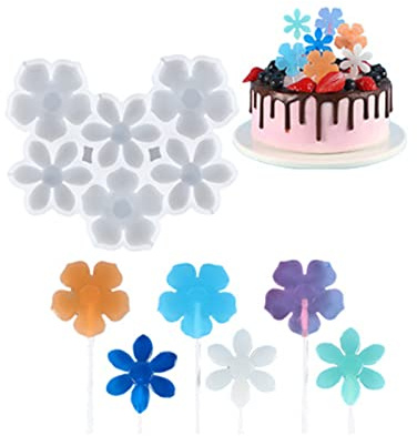 Moule à sucettes en silicone de différentes formes, moule à gelée, chocolat, décoration de gâteau, accessoires de cuisine, moules à sucettes au chocolat époxy, moules à sucettes en silicone pour