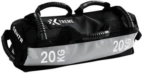 Xtreme Fitness SandBag 20 kg, Robuster PVC Gewichtssack mit Griffen, Vielseitiger Power Bag für Funktionelles Training, Crossfit, Hyrox Workouts, Kraft & Ausdauer, Sand Nicht enthalten