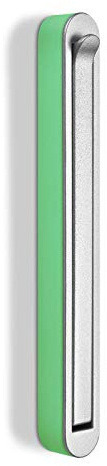 SOTECH Aufbau - Klapphaken HARZ Chrom matt/türkis 140 x 16 mm | Kleiderhaken Garderobenhaken Jackenhaken klappbar