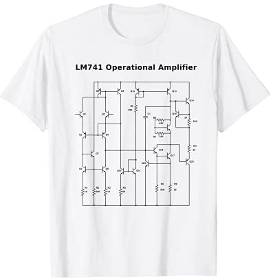 LM741 - Maglietta con amplificatore operativo Maglietta