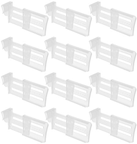 HEMOTON 12pcs Fridge Side Door Divider Partition Boards for Organizing Spices Material for -term Use Easy to Install and Slide for Custom Compartments