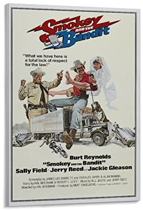 Smokey and the Bandt Klassisches Filmposter, Kunstdruck, Wand-Foto-Poster, zum Aufhängen, Familiendekoration, 60 x 90 cm