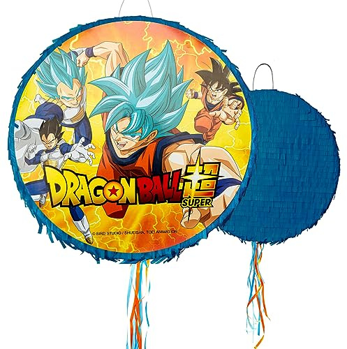 Pinata rund Dragon Ball One Piece Naruto Manga Party-Deko für Kinder Party-Zubehör Kindergeburtstag Party-Spiel (Dragon Ball)