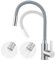 Auralum Robinet Cuisine Noir Flexible Avec 2 Modes de Pulvérisation, Mitigeur Cuisine Rotatif 360°, Robinet Evier Cuisine Avec Perlator Economiseur D'Eau