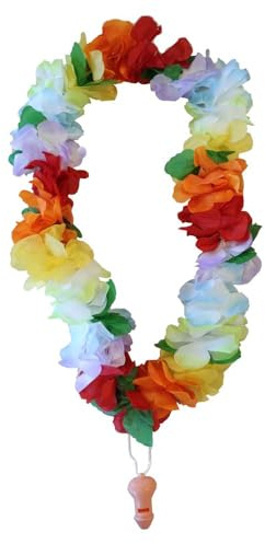 hawaiianische hawaiianische Halskette mit Erbsenpfeife für heiße Party Junggesellinnenabschied Braut sexy Gadget für Erwachsene 18+