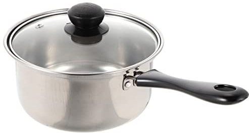 Warmhm Pentola Per Latte Coperchio Pentola Antiaderente Piccola Per Uso Domestico Multifunzione Per Zuppe e Alimenti