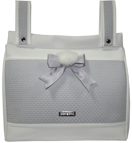 Baby Star Bolso Talega para silla de paseo universal, Panera para silla de paseo, Bolso carro, Talega en polipiel para silla de paseo