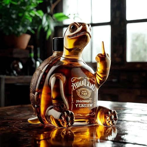 Decantador Whisky - Decantador De Vino, Escultura Artística De Estatua: Interesante Decantadors De Whisky De Cristal Con Forma De Animal, Ideal Para Decorar El Bar Del Hogar