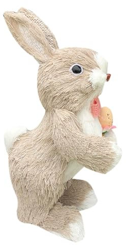 Zkydhbd Adorno de paja de Pascua para decoración de fiesta para el hogar, festividades, festivales, fiestas, decoración de Pascua