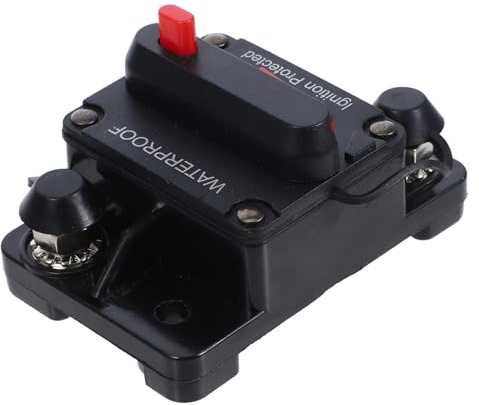 ZUNOXAZ 80a Interruttore Automatico Di Ripristino Fusibile Per Camion Rv Rimorchio Interruttore Automatico Di Alimentazione Montaggio Pannello Alloggiamento Resistente All Acqua
