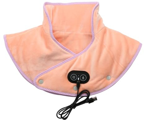 podomax WARMLY Pro | Massage-Wärmekissen USB Nacken und Schulter Heizkissen mit 3 Heizstufen, elektrischer Nackenwärmer mit Überhitzungsschutz für ultimativen Komfort