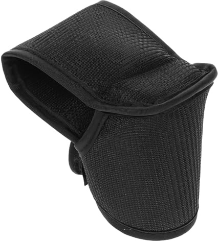 Veemoon Funda Protectora para Manillar Bicicleta de Equilibrio Infantil, Cubierta Acolchada Desmontable Negra, Puños para Scooter y Protector contra Impactos Seguro