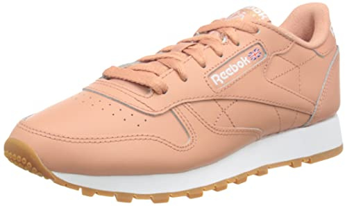 Reebok Classic Leather, Scarpe da ginnastica Uomo, Canyon Coral Mel Canyon Coral Mel Ftwr White, 39 EU