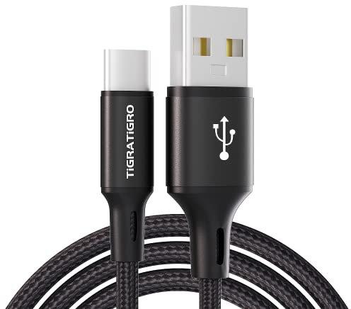 tigratigro Cavo USB C, [2M] Cavo USB Type C QC 2.0 Nylon Ricarica Rapida per iPhone 16/15,iPad Pro Air,Samsung,Redmi,Huawei,Xiaomi,Google,Pixel, PS5, Drone, ecc
