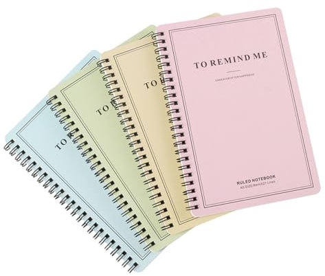 HAPINARY 4stücke Teiliges Spiral-notizbuchset Für Schüler Notizbuch Für Journal Und Cover Für Notizen Und Kreative Projekte