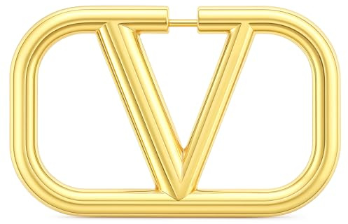 ZHUOMOT Gold Brosche Damen Buchstabe Broschen & Anstecknadeln für Damen, Sterling Silber 925 Vergoldete Anstecknadel Mode Broschen, Dupes Schmuck Geschenke für Frauen