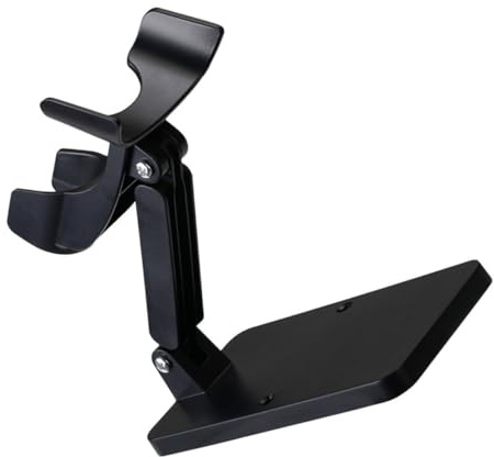 Handscannerständer aus Abs, Schwarz, Stabile Basis für Scanner | Leichtes Kunststoffdesign, Passend für Läden und Shop, Kompakte Halterung mit Verstellbarem Winkel