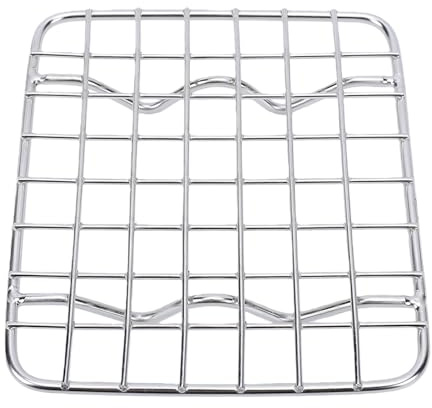 EMUKOEP Rejilla para Enfriar Galletas Rejilla para Enfriar para Hornear 11,5x10x1,5 Cm de Alambre de Acero Inoxidable Resistente Apto para Horno con Patas Sólidas Diseño d (11,5x10x1,5cm)
