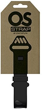 All Mountain Style AMS Correa de Silicona para sujetar la camara de tu bicicleta, geles, fruta u otros accesorios, Negro