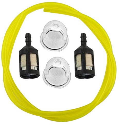 2 Feet Petrol Fuel Pipe Hose With Fuel Filter for Primer Chain kit fit for Ryobi Petrol Strimmer Chainsaw Lawn Mower Hedge Trimmer