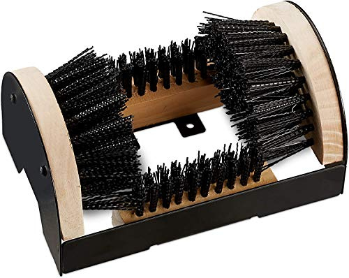 New Heavy Duty Scraper with Surrounding Brush Scraper Outdoor Door Step Mud Cleaner Door Mat