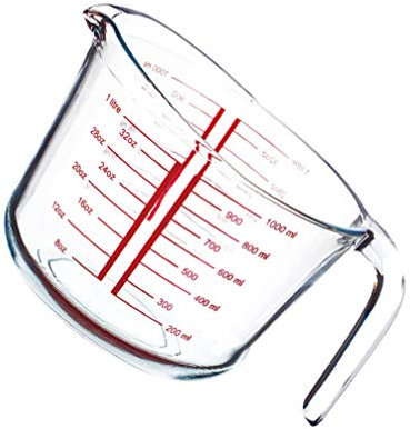 Cabilock 1pieza Vaso Medidor De Para Cocina Taza Medidora Para Ingredientes y Sólidos Repostería y Cocina