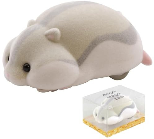 Sun-Star Mogu Mogu Zoo Cat-Shaped Tabletop Cleaner Portable Manual Cleaner Mini Table Dust Sweeper, Great Gift Djungarian Blue Sapphire S8902259 (Authentic Hologram for US and EU Only)