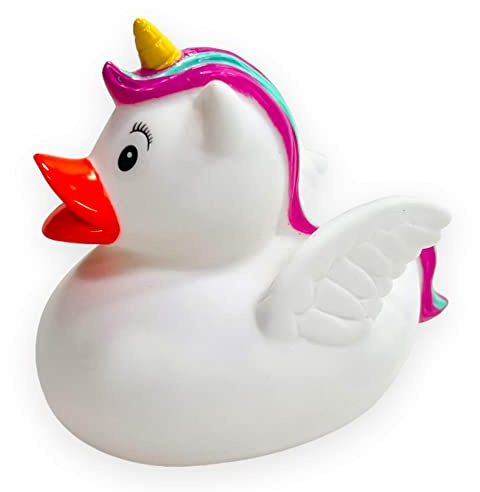 BUSDUGA 4099 Canard de bain en forme de licorne 9,5 x 8,5 x 6,5 cm