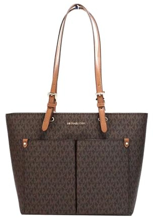 Michael Kors Jet Sest - Borsa da viaggio media con doppia tasca, marrone