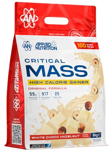 Applied Nutrition Critical Mass Original (6000g) White Choc Hazelnut - Viktökning - Utan kreatin