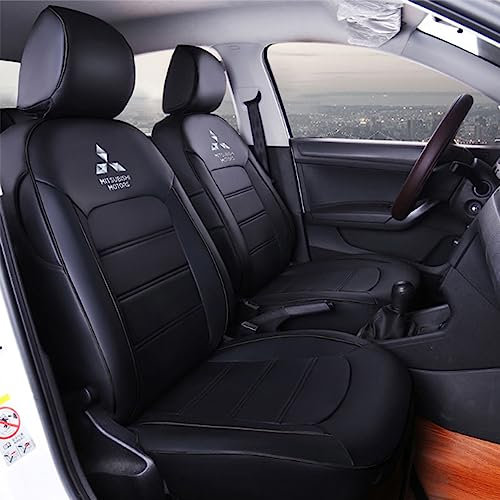 ZUMAHA Autositzüberzug für Mitsubishi GRANDIS 7 Seats 2007 2008 2009 Sitzbezügesets Custom Car Seat Cover Set Sitzbezüge Auflagen Zubehör,Blackstyle