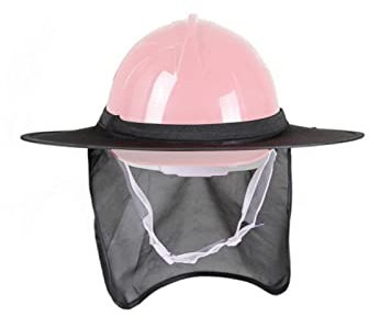 Facynde Schutzhelm Sonnenblende Hard Hat Sun Shield, Full Brim Mesh Neck Sun Shade Bauhelm Sonnenschutz Mit Reflektierenden Streifen Für Bauarbeit Gartenarbeit In Sommer?kein Hut?
