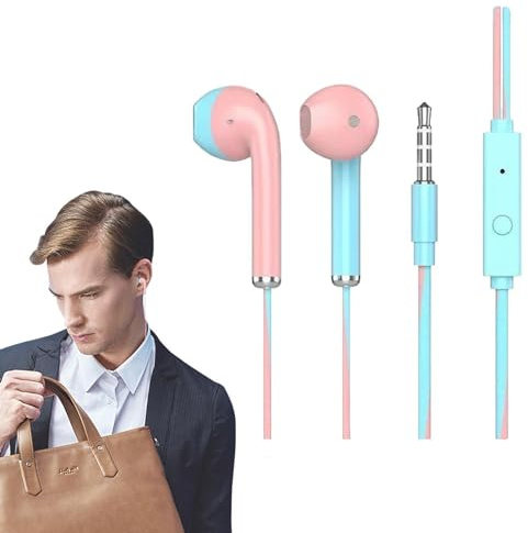 Auricolari con cavo, cuffie per computer | Cuffie plug in con filo, graziosi auricolari per bambini per la scuola, cuffie per computer con tappi per le orecchie di diverse dimensioni