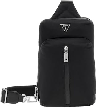 GUESS Roma Crossover with Vertical Zip Black