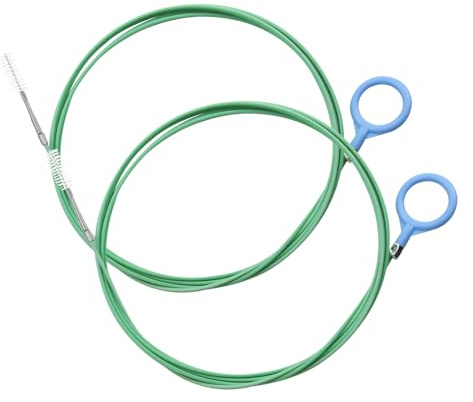 Elepl 2 Pièces Brosse Nettoyage Toit Ouvrant 300cm Flexible Brosse Tuyaux Tube Brosse de Nettoyage Outil de Nettoyage de Trou Vidange pour Réservoirs de Carburant Réfrigérateurs Systèmes de Filtres