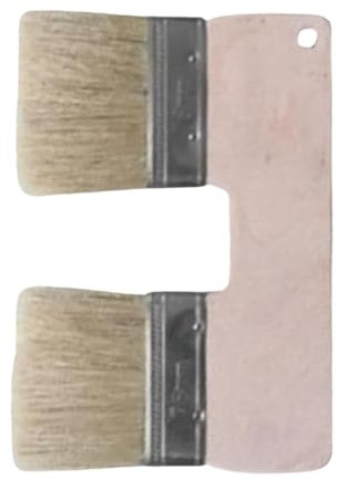 Pincel doble para pintar, pinceles para pintura acrílica, pincel de pintura en forma de U, pinceles de pintura acrílica para pintura artística de pared, pinceles de pintura para pintores